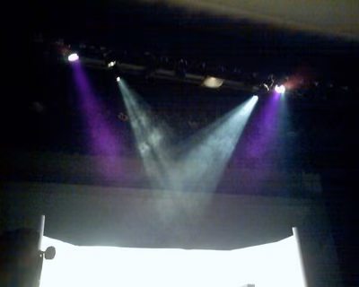 This is the effect of a haze machine that has been running for 5 minutes.